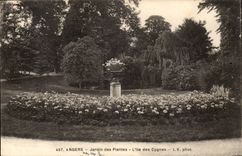 Angers CPA Botanical garden the island of the swans