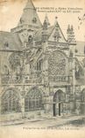 CPA Les Andelys Eglise Notre Dame portail ogival