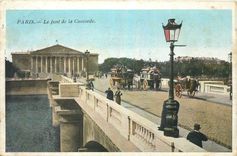 CPA Paris Le Pont de la Concorde 