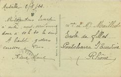 CPA Marseille Vue generale sur le Iles 