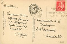 CPA Chateau de Versailles 