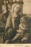 CPA Boticelli La Vierge et l'Enfant Jesus Musee de Longchamp Marseille 