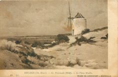 CPA Decanis Th Henri Ec Provencale Le Vieux Moulin Musee de Longchamp Marseille  