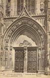 CPA Aix en Provence Cathedrale Saint Sauveur Le Portail 