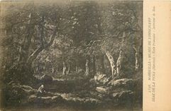 CPA Musee de Longchamp Marseille Diaz de la Pena Narcisse Ecole Francaise Interiur de Bois 