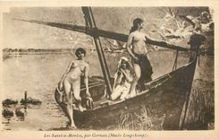 CPA Les Saintes Maries par Gervais Musee Longchamp 