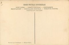 CPA P Puget Portrait d'Homme Musee de Longchamp Marseille 