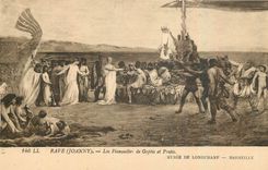 CPA Rave Joanny Les Fiancalles de Gyptes et Protis Musee de Longchamp Marseille 