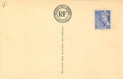 CPA Louvre Vigee lebrun l'Artiste et sa fille 