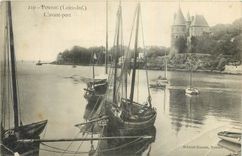 CPA Pornic Loire Inf L'avant port Bateaux