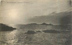 CPA Marseille Coucher de Soleil 