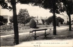 Angers CPA a corner of the garden of the Mall