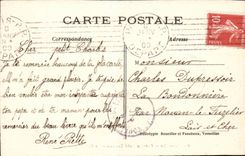 Versailles CPA Parc du petit TRianon Le colombier et son pont