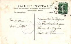 Paris CPA the aprc Heap ruins