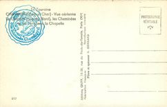 CPA En Touraine Chambord L et Cher Vue aerienne Le Chateau Facade Nord les Cheminees et les Terrasse