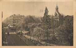 CPA Toulouse Hte Gar Rue Alsace Lorraine Jardin du Capitole
