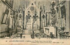 CPA Aix en Provence Interieur de l'Eglise Saint Jean de Malte 