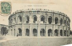 CPA Nimes Exterieur des Arenes 
