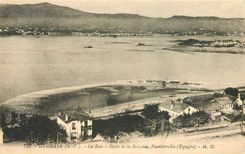 CPA Hendaye B P La Baie Fuenterrabia Espagne 