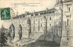 CPA Chateau de Blois Facade Francois I vue des Jardins du Roi Avant sa Restauration 