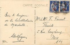 CPA Marseille La Cathedralle et le Fort Saint Jean 