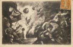CPA Rubens Petrus La Ressurection Ecole Flamande Musee de Longchamp Marseille 