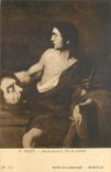CPA P Puget David tenant la Tete de Goliath Marseille Musee de Longchamp 