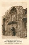 CPA Langogne Lozere Facade de l'Eglise paroissiale 