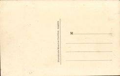 Angers CPA pits flowered of the castle towards the church Saint Laud