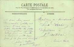 Angers CPA the boulevard of the castle