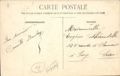 Angers CPA the boulevard of the castle