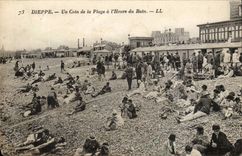 dieppe CPA a corner of beach per hour of the bath