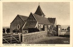 Varengeville CPA the church (14th) classee historic building