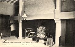 Varengeville CPA the manor of Ango the chimney and kitchen