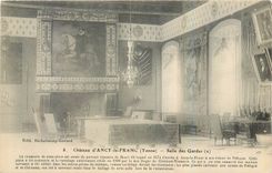 CPA Chateau d'Ancy le Franc Yonne Salle des Gardes 