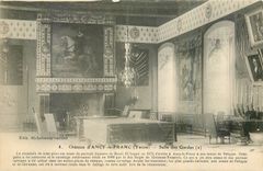 CPA Chateau d'Ancy le Franc Yonne Salle des Gardes 