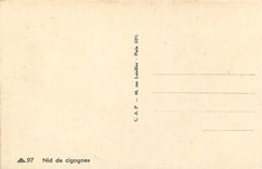 CPA Nid de Cigognes Alsace