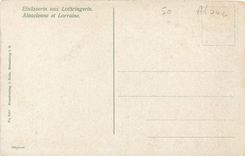 CPA Alsacienne et Lorraine Folklore