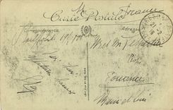 CPA Marseille l'Eglise des Reformes et le monument des Mobiles