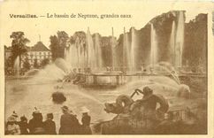 CPA Versailles Le Bassin de Neptune grandes eaux 