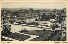 CPA Paris Panorama du Louvre 