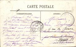 floods of Paris CPA January 1910 the House of Commons