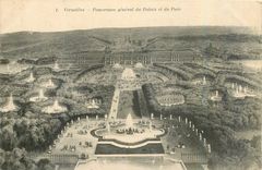 CPA Versailles Panorama general du Palais et du Parc 