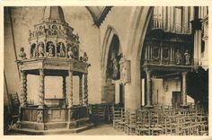 CPA Bretagne Lampaul Finistere Baptistere et les Orgues 