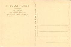 CPA Bretagne Lampaul Finistere Baptistere et les Orgues 