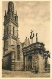 CPA Bretagne Lampaul Finistere l'Arc de Triomphe et l'Eglise 