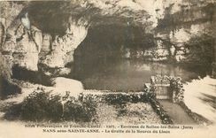 CPA Franche Comte Environs de Salins les Bains Jura Nans sous Sainte Anne La Grotte de la Source du 