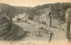 CPA Morlaix Vue prise du Viaduc 