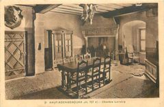CPA Haut Koenigsbourg Chambre Lorraine 