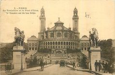 CPA Paris Le Trocadero et le Pont d'Iena 